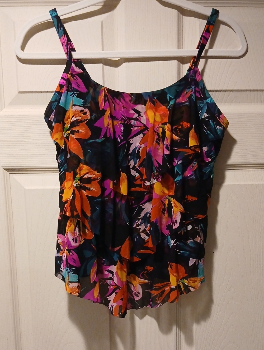 St. Tropez Floral Swim Tankini Top